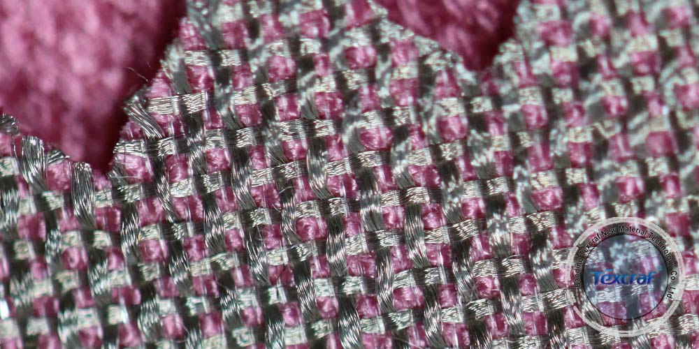 Double faced silver conductive fabric