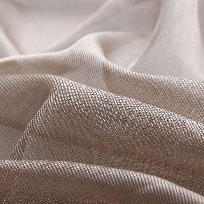 100% Silver Fiber Ultrathin Mesh Fabric