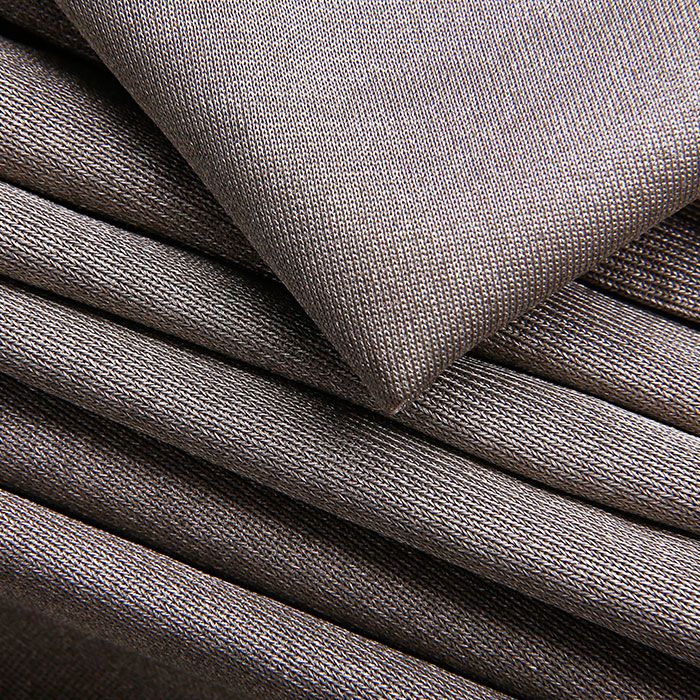 100% Silver Fiber Warp Knitted Fabric