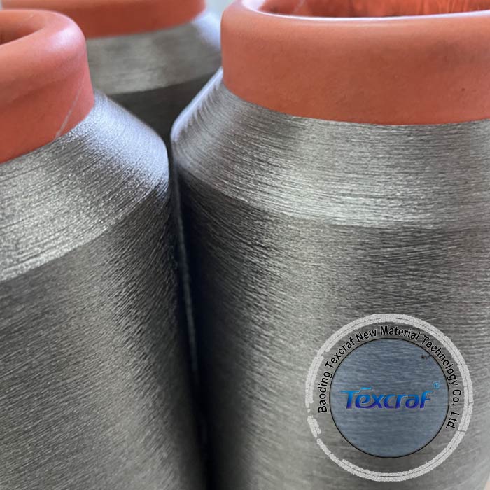 Silver plated conductive yarn