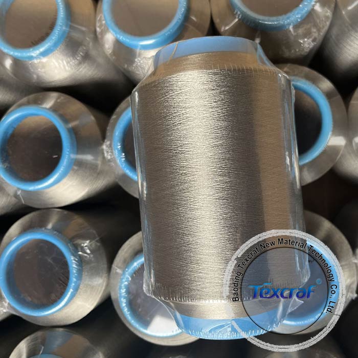 Silver plated conductive yarn