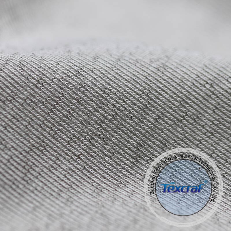 Silver and Bamboo Fiber Knitted Fabric