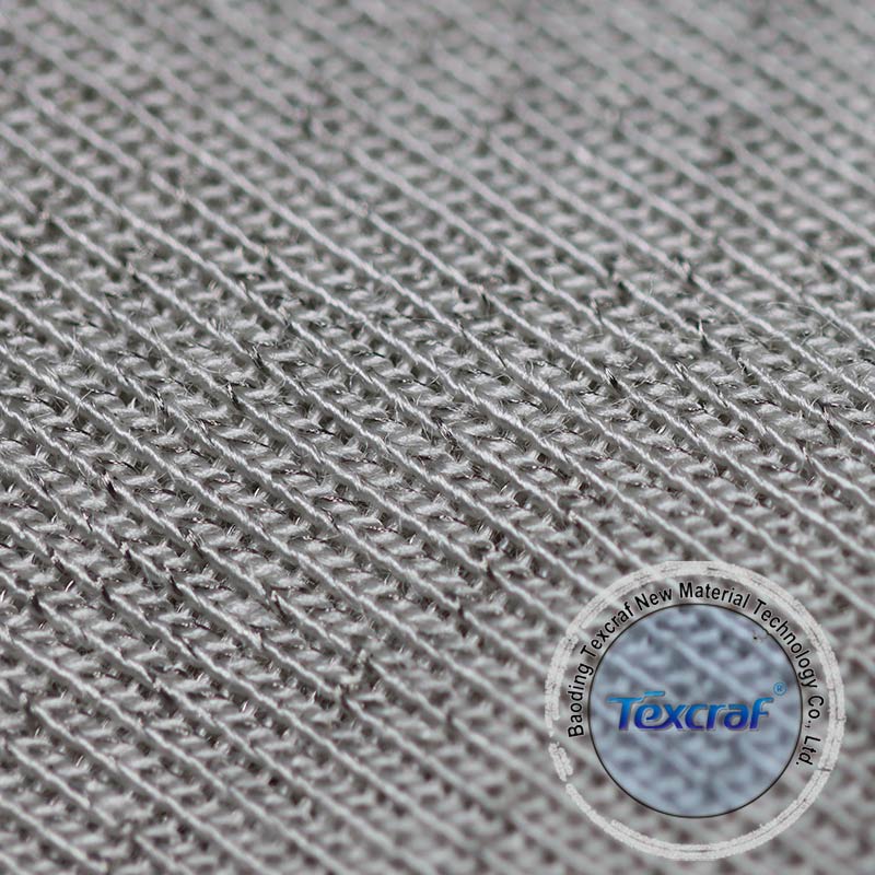 Silver and Bamboo Fiber Knitted Fabric