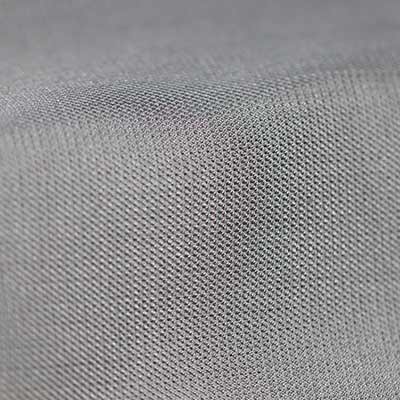 Cotton and silver fabrics