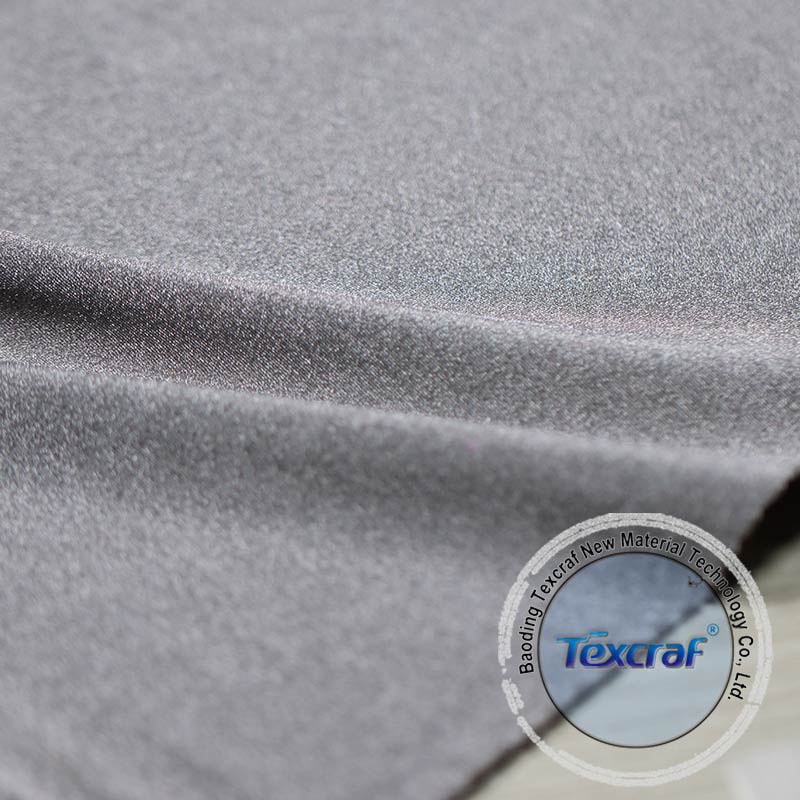 silver stretch conductive fabric